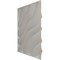 Ekena Millwork 19 5/8in. W x 19 5/8in. H Modern Wave EnduraWall Decorative 3D Wall Panel Covers 2.67 Sq. Ft. WP20X20MWCAB - alternate 5